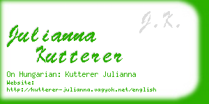 julianna kutterer business card